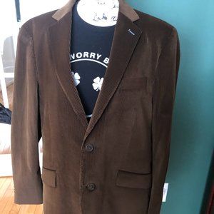 TaylorByrd Brown Velvet Blazor/Sport Coat. Size: 44R